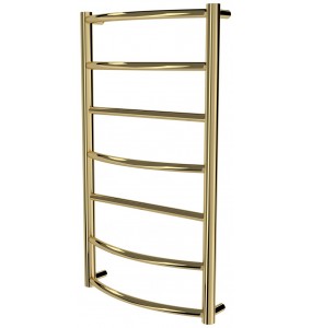Золота сушка для рушників Classic 7 драбинка 750x432, gold
