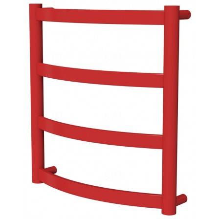 Червона рушникосушка Maxima 4 RAL3020 драбинка 450x432, red
