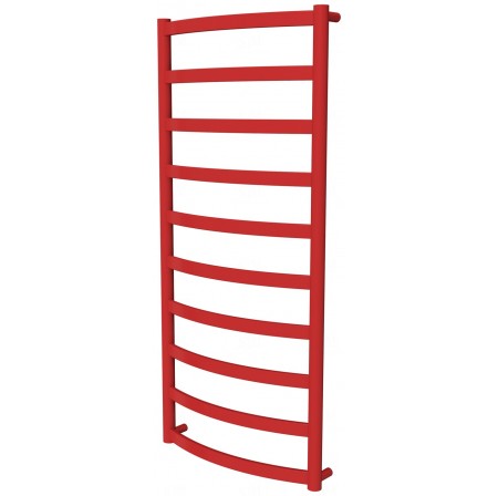 Червона рушникосушка Maxima 10 RAL3020 драбинка 1050x482, red