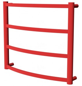 Рушникосушка Elite 4 червона RAL3020 драбинка 450x532, red