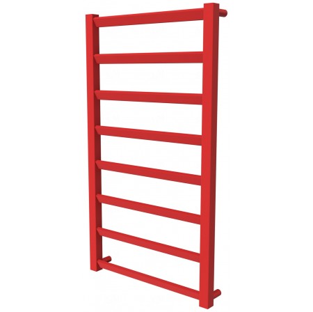Рушникосушка Slide 8 червона RAL3020 драбинка 850x480, red
