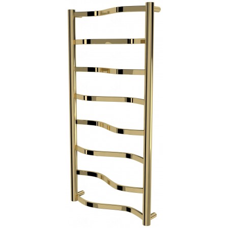 Рушникосушка Lagoon 8 золото драбинка 850x432, gold