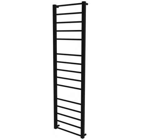 Чорна рушникосушка Sonnet 15 RAL9005 драбинка 1450x430, black