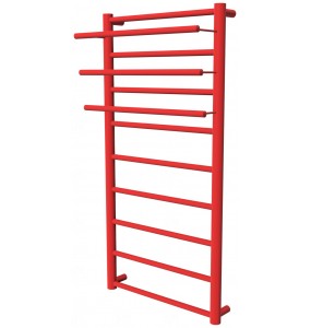 Червона рушникосушка Elegant 9 RAL3020 драбинка 950x432, red