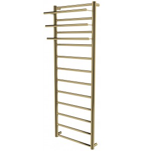 Рушникосушка Elegant 12 золото драбинка 1250x432, gold