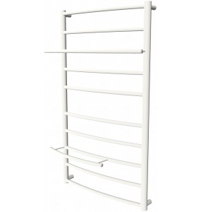 Біла рушникосушка Safo 12 RAL9016 драбинка 1100x482, white