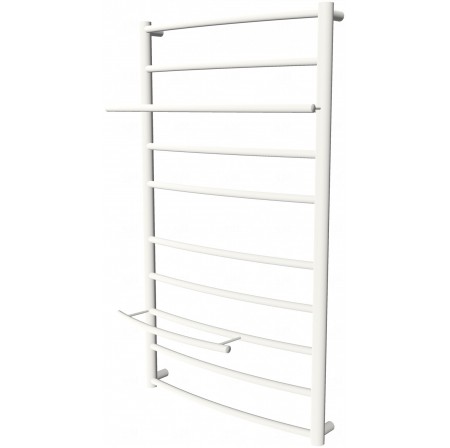 Біла рушникосушка Safo 12 RAL9016 драбинка 1100x482, white