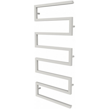 Біла рушникосушка Ultra 7 RAL9016 змійка 1230x550, white