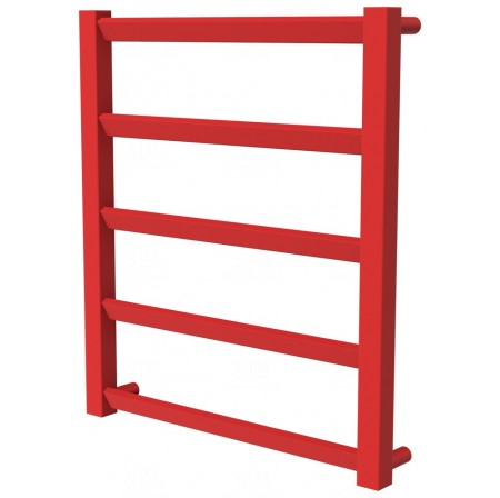 Рушникосушка Slide 5 червона RAL3020 драбинка 550x480, red