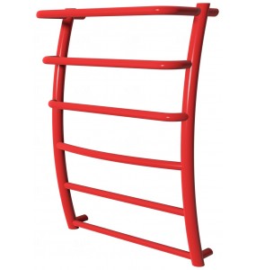 Червона рушникосушка Breeze 6-3 RAL3020 драбинка 650x482, red