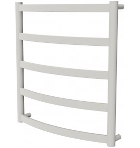 Біла рушникосушилка Maxima 5 RAL9016 драбинка 550x532, white