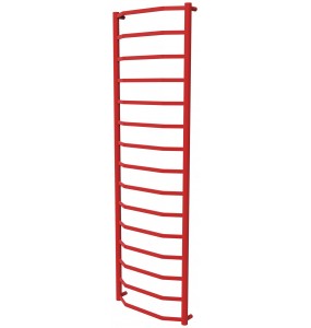 Рушникосушилка Luxe 15 червона RAL3020 драбинка 1550x482, red