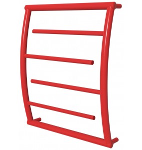 Рушникосушка Atlantica 4 червона RAL3020 драбинка 550x532, red