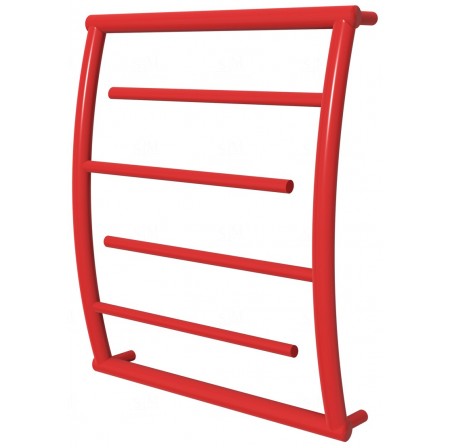 Рушникосушка Atlantica 4 червона RAL3020 драбинка 550x532, red