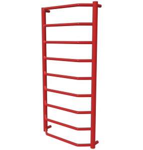 Рушникосушилка Standart 9 червона RAL3020 драбинка 950x482, red
