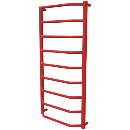 Рушникосушилка Standart 9 червона RAL3020 драбинка 950x482, red