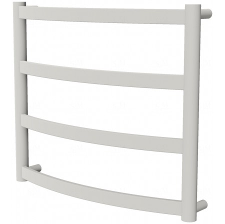 Біла рушникосушка Maxima 4 RAL9016 драбинка 450x532, white
