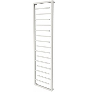 Біла рушникосушка Prestige 15 RAL9016 драбинка 1650x480, white