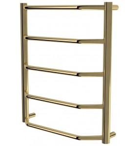 Золота рушникосушка Standart 5 драбинка 550x482, gold