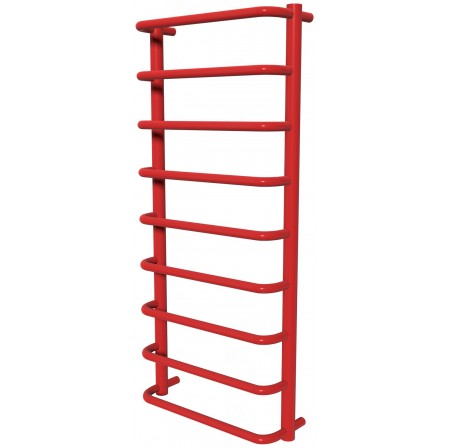 Червона рушникосушилка Modern 9 RAL3020 драбинка 950x432, red