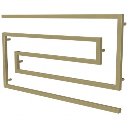 Рушникосушка Phyton 9 золото змійка 670x1200, gold