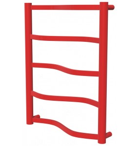 Сушарка для рушників Lagoon 5 червона RAL3020 драбинка 550x432, red