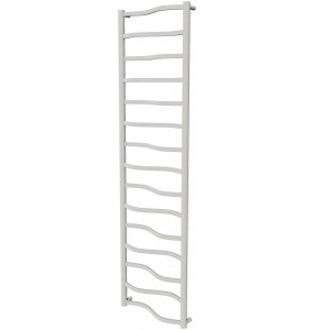 Біла сушарка для рушників Lagoon 15 RAL9016 драбинка 1550x432, white