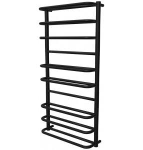 Чорна рушникосушилка Comfort 10 RAL9005 драбинка 1050x532, black
