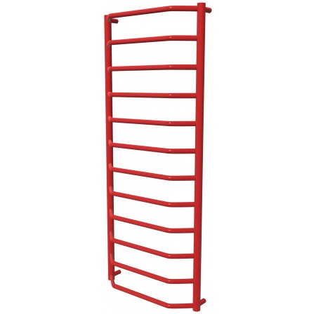 Рушникосушилка Standart 12 червона RAL3020 драбинка 1250x532, red