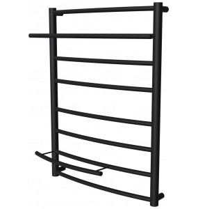 Чорна рушникосушка Safo 8 RAL9005 драбинка 700x532, black