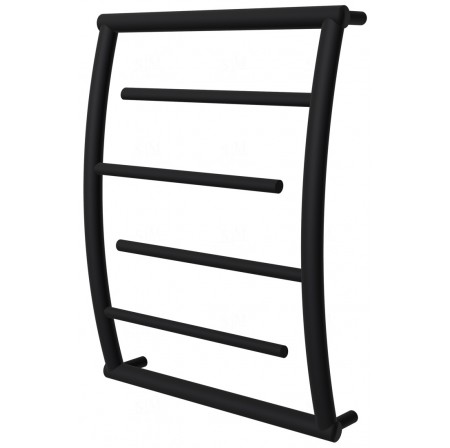 Чорна рушникосушка Atlantica 4 RAL9005 драбинка 550x482, black