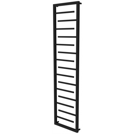 Чорна сушарка для рушників Prestige 15 RAL9005 драбинка 1650x430, black