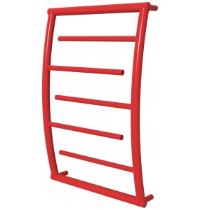 Рушникосушка Atlantica 5 червона RAL3020 драбинка 650x482, red