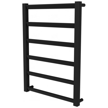 Рушникосушилка Slide 6 чорна RAL9005 драбинка 650x480, black