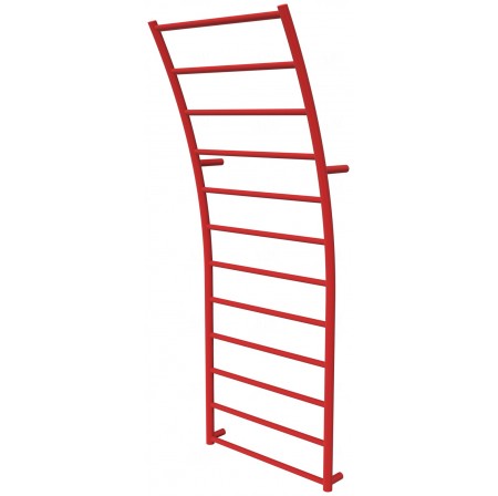 Рушникосушка Wave 12 червона RAL3020 драбинка 1240x475, red
