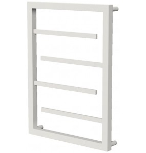 Біла рушникосушка Prestige 4 RAL9016 драбинка 550x480, white