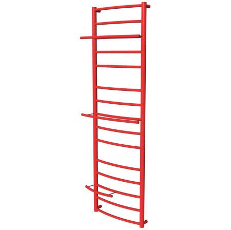 Червона сушарка для рушників Safo 15 RAL3020 драбинка 1400x432, red
