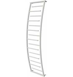 Біла рушникосушка Atlantica 15 RAL9016 драбинка 1650x432, white