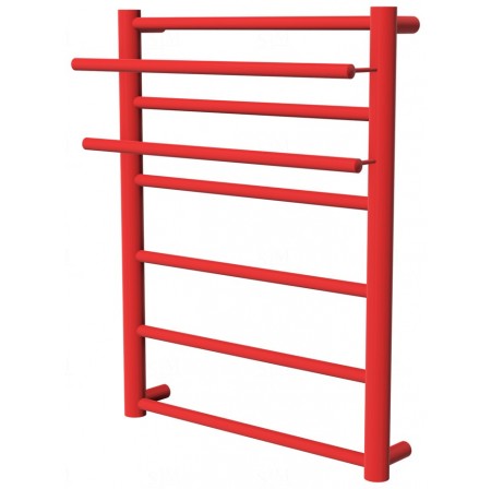 Рушникосушка Elegant 6 червона RAL3020 драбинка 650x432, red