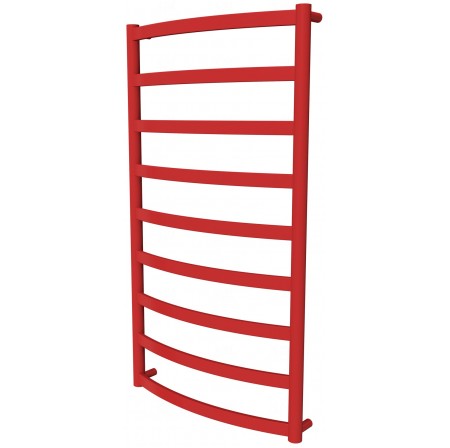 Червона рушникосушка Maxima 9 RAL3020 драбинка 950x532, red