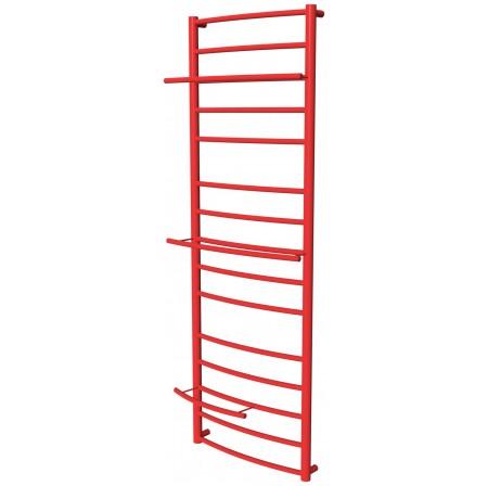 Червона рушникосушка Safo 15 RAL3020 драбинка 1400x482, red