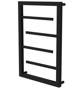 Сушарка для рушників Prestige 4 чорна RAL9005 драбинка 550x430, black