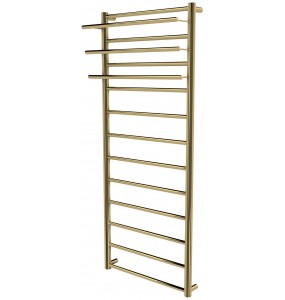 Рушникосушка Elegant 12 золото драбинка 1250x482, gold
