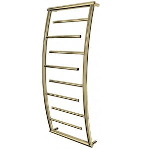 Рушникосушка Atlantica 8 золото драбинка 950x432, gold