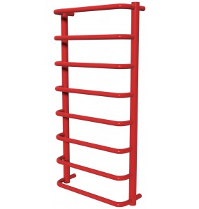 Червона рушникосушка Modern 8 RAL3020 драбинка 850x432, red