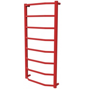 Червона сушарка для рушників Luxe 8 RAL3020 драбинка 850x432, red