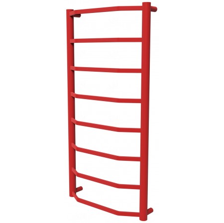 Червона сушарка для рушників Luxe 8 RAL3020 драбинка 850x432, red