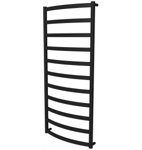 Рушникосушка Maxima 11 чорна RAL9005 драбинка 1150x532, black