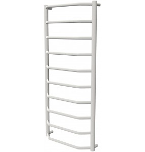 Біла рушникосушка Standart 10 RAL9016 драбинка 1050x482, white
