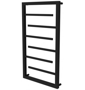 Сушарка для рушників Prestige 6 чорна RAL9005 драбинка 750x480, black
